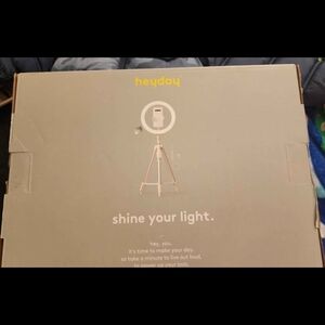 heyday Ring Light with Tripod - Rose Gold